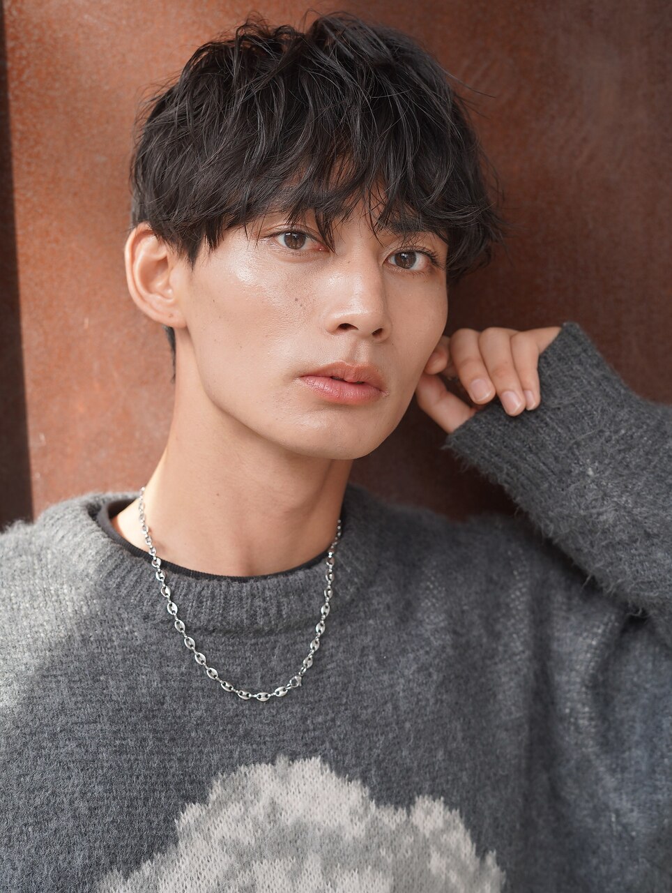 メンズヘアスタイル(マッシュパーマ)